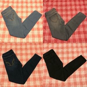 4 Pairs of Hollister Jean Legging (Jeggings)